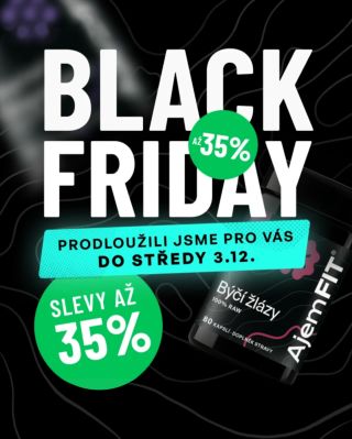 Vy jste nám psali a my vás vyslyšeli 💥 Prodlužili jsme BLACK FRIDAY do 3.12. na vybrané produkty na našem e-shopu. 🛒...